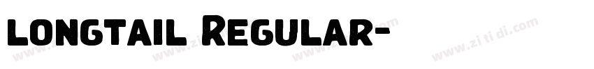 longtail Regular字体转换 longtail Regular字体转换